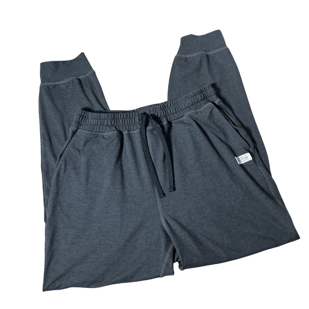 Peloton Activewear Joggers Mens Large Gray Heathered Drawstring Sweatpants L